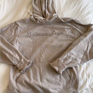 Ballerina Farm Beige Hoodie